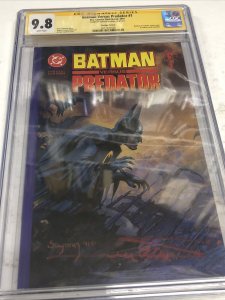 Batman Versus Predator (1991) # 1 (CGC SS 9.8) Signed By Arthur Suydam