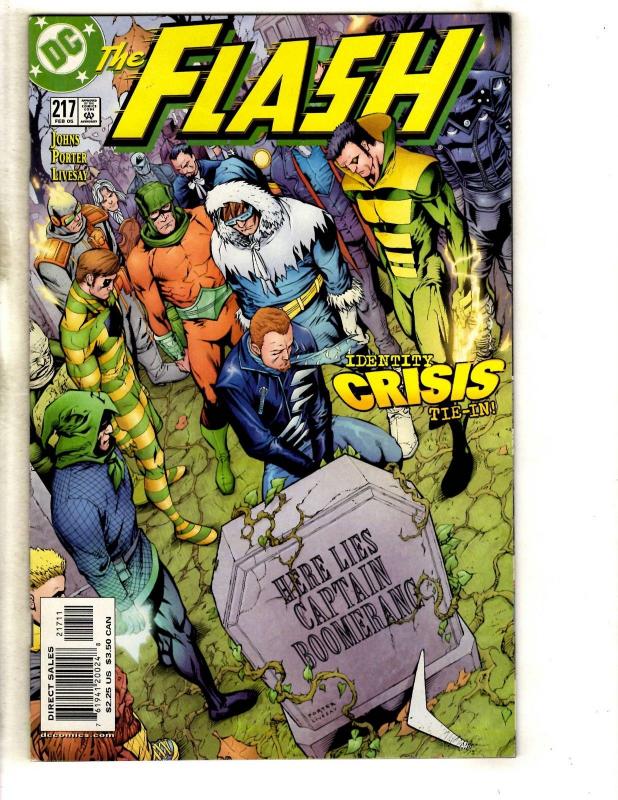 Lot Of 5 Flash DC Comic Books # 214 215 216 217 218 Batman Superman Arrow MF12