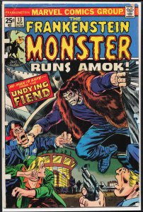 The Frankenstein Monster #13 (1974) Frankenstein Monster