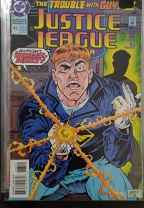 JUSTICE LEAGUE AMERICA  # 83 1993 DC COMICS   2 GUY GARDINERS ?
