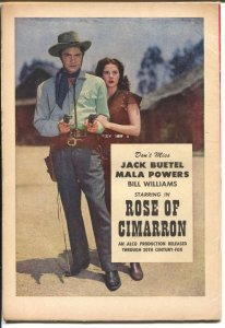 Fawcett Movie Comics-1952-Fawcett-Rose of Cimarron-Jack Buetel-Mala Powers-FN