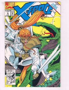 X-Force #6 VF Marvel Comics Comic Book Jan 1992 DE16
