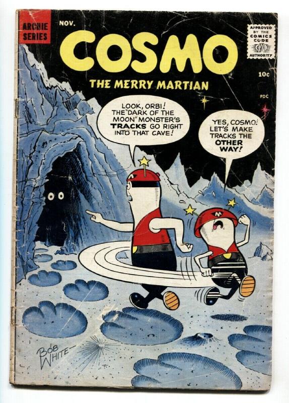 Cosmo The Merry Martian #2 1958-Archie-elusive issue-sci-fi-Bob White art-G/VG