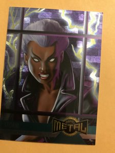 STORM #135 card : Marvel Metal 1995 Fleer Chromium; NM/M, base, G.Perez