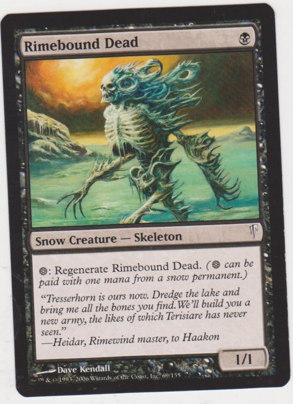 Magic the Gathering: Coldsnap - Rimebound Dead