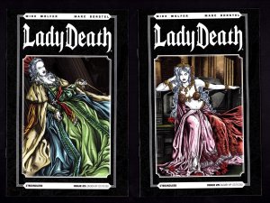 Lady Death #25 Variants 13 pcs + #'s 24 & 26 Variants - 15 pc Lot (2013) 9/9.2