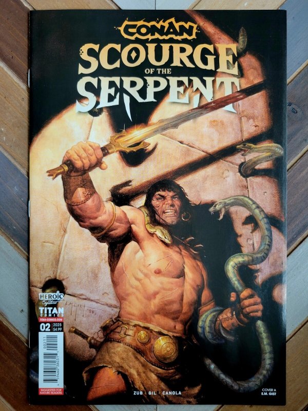 Conan The Barbarian Scourge Of The Serpent #1-2 Bergara & Gist Covers Titan 2025