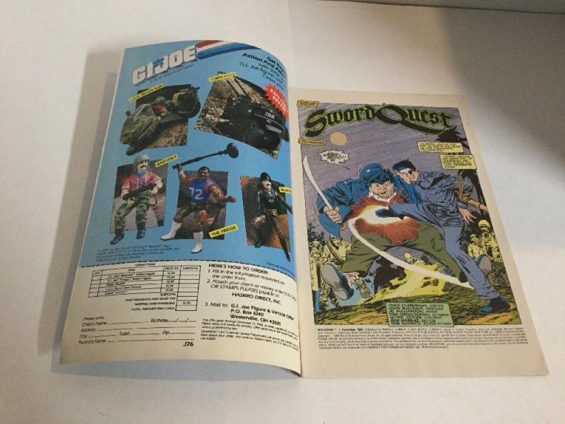 Wolverine 1 Vf Very Fine 8.0 News Stand Variant