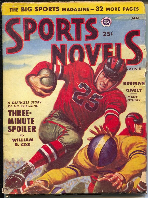 Sports Novels 1/1951-Popular-baseball-boxing-basketball-football-VG 