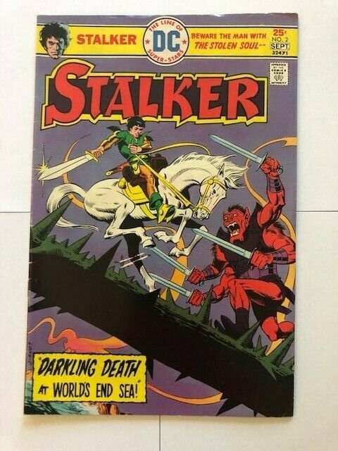 LOT of 3-DC Comics STALKER #2, #3, & #4 FINE 1974 (PF958)