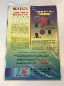 Wizard Superman Tribute First Edition Sealed With Card Magazine 1993 Sealed