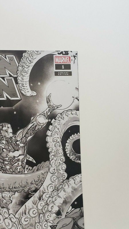Iron Man #1 Black and White Sketch! 1 Per Store! 2020 Marvel Comics