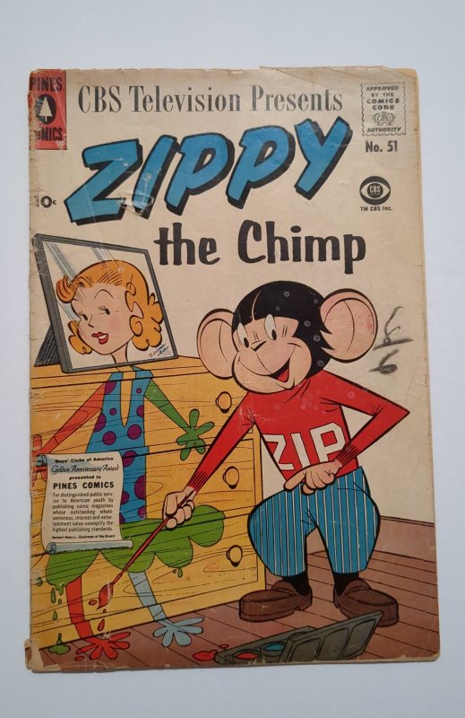Zippy the Chimp #51 (1957) Good 2.0