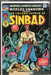 Worlds Unknown #7 (1974) Sinbad