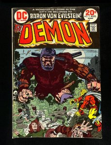 Demon #11  Baron Von  Evilstein!  Jack Kirby Cover Art!