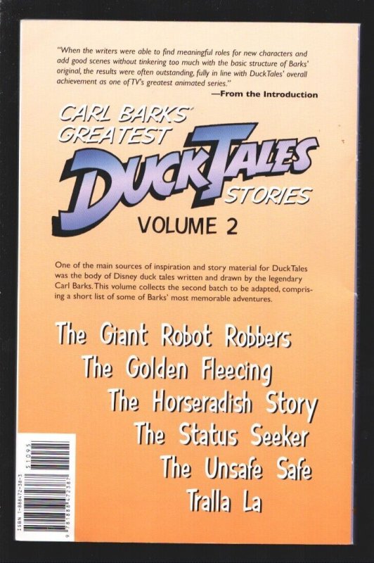 Disney Presents Carl Bark's Greatest Duck Tales Vol. 2 2006-all stories drawn...