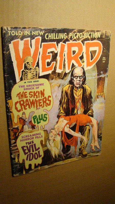 WEIRD 7 DECEMBER 1972 RARE EERIE PUBLICATION FAMOUS MONSTERS 