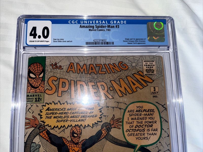 Amazing Spider-Man (1963) # 3 (CGC 4.0 ) 1st App Doctor Octopus