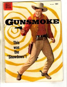 Gunsmoke # 7 FN Dell Silver Age Comic Book Western Cowboy Six Gun JL11