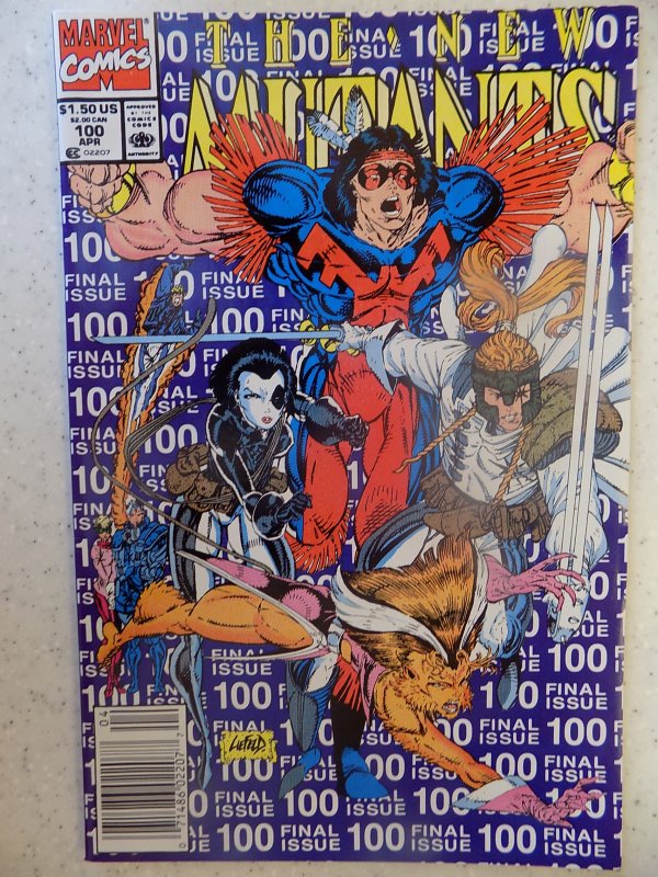 NEW MUTANTS # 100 LIEFELD HOT MOVIE LAST ISSUE PURPLE COVER