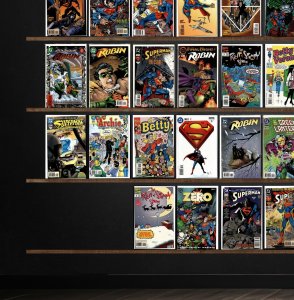 Huge Lot 150+ Comics with Robin, Action Comics, Superman, Archie& & More!