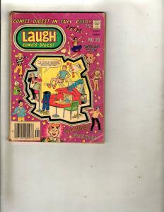 Lot of 7 Laugh Comics Digest #17 18 19 19 20 63 64 WS15