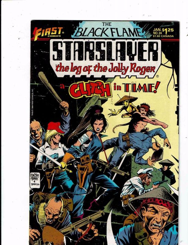 6 Starslayer The Leg of the Jolly Roger First Comic Books#21 22 23 24 25 26 WT18