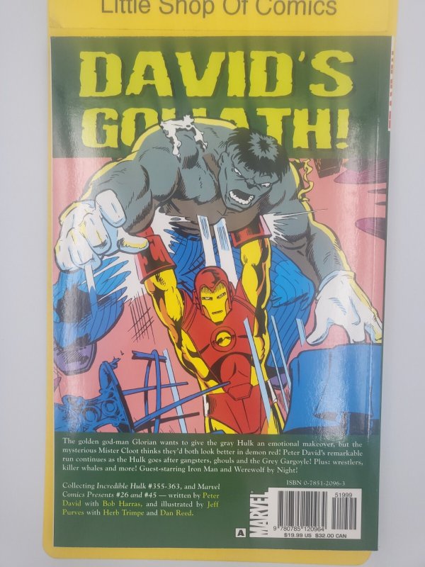 Incredible Hulk Visionaries Peter David Volume 4 TPB  2007 Marvel Comics