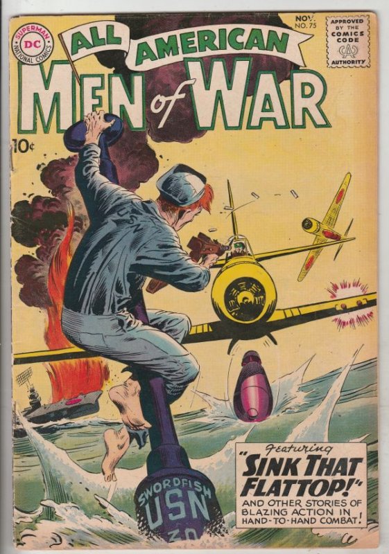 All-American Men of War #75 (Nov-59) FN/VF Mid-High-Grade 