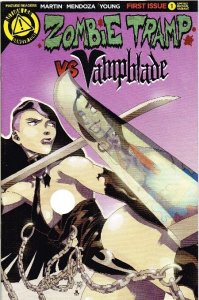 Zombie Tramp vs Vampblade #1 (Young risque cvr) (2016)