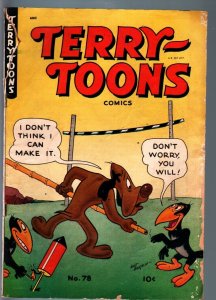 TERRY-TOONS #8-FIREWORKS COVER-MIGHTY MOUSE-HECKLE & JECKLE-ST JOHN PUB-195 G