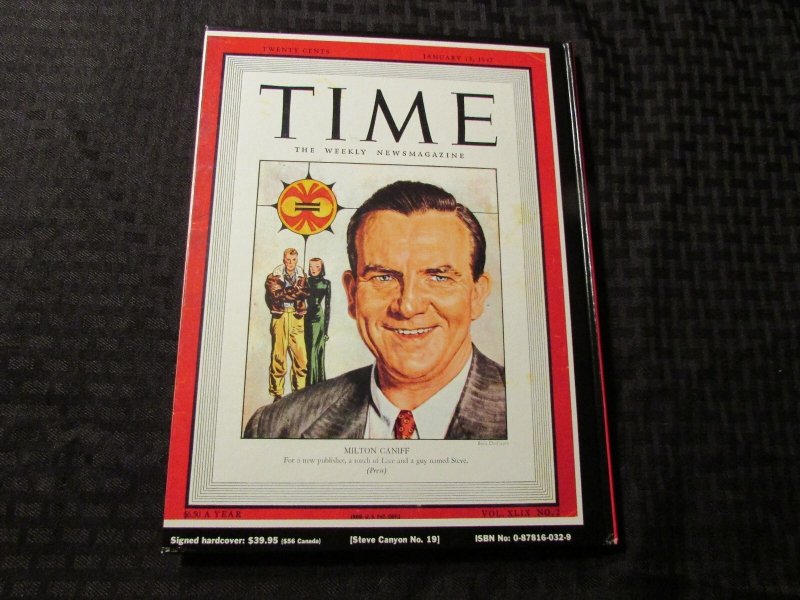 1987 Milton Caniff STEVE CANYON Signed #880/900 VF+ 40th Anniversary Special #19