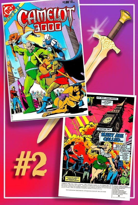 CAMELOT 3000 #1 - 12 (1983-85) 8.0 VF Complete Maxi-Series!  Brian Bolland!