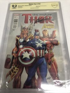 Mighty Thor (2018) # 703 (CBCS 9.2) Verified Signature Rob Liefeld