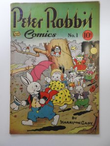 Peter Rabbit Comics #1 (1947) Rare Comic!! Beautiful VG- Condition! Cady Art!