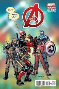 Avengers (5th Series) #24.1F VF ; Marvel | Deadpool variant NOW