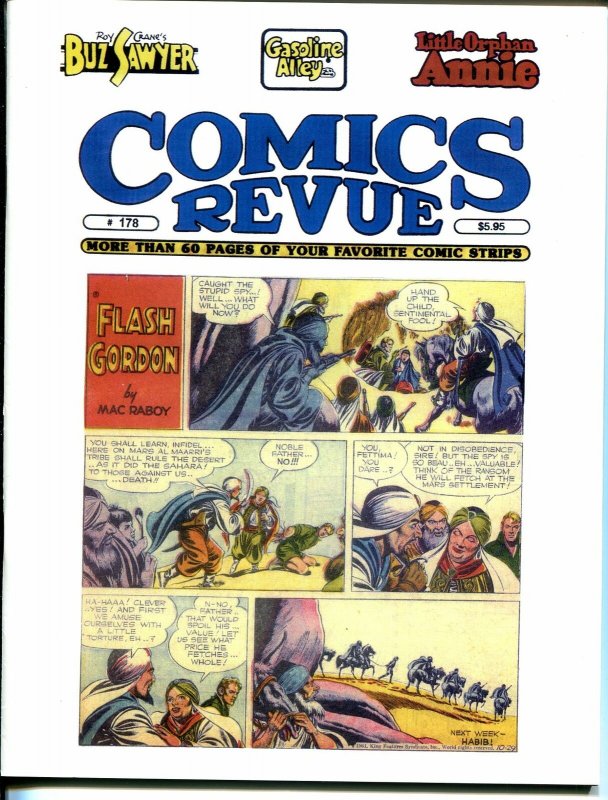 Comics Revue #178 2001-Raboy-Steve Canyon-Phantom-Modesty Blaise-Tarzan-VF