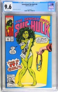 The Sensational She-Hulk #40 (1992) CGC Graded 9.6
