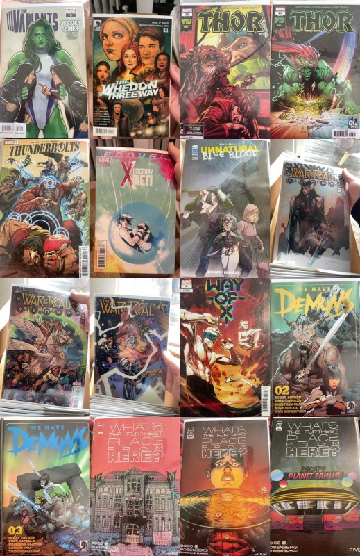 Lot of 16 Comics (See Description) Thor, We Have Demons, The Variants, Thunde...