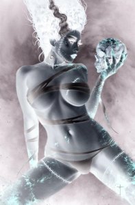 Bride of Frankenstein Cosplay 1:25 Ratio Inverted 3 Book Set by Jay Ferguson