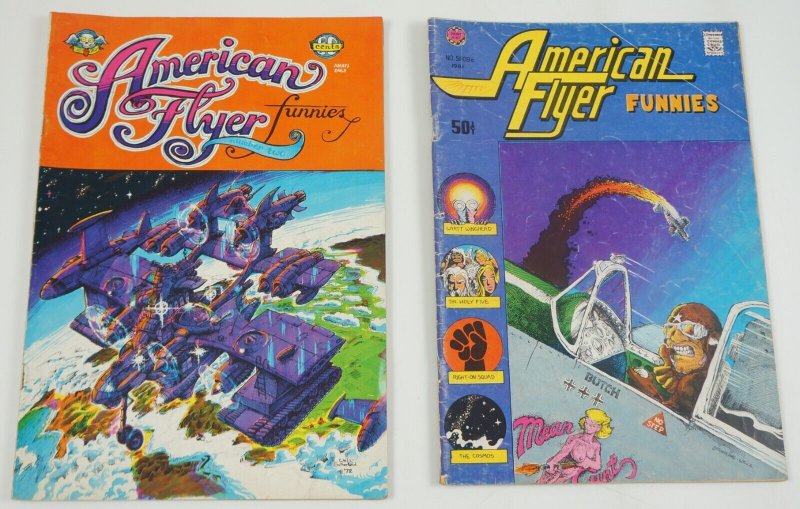 American Flyer Funnies #1-2 complete series larry todd - welz - sutherland 