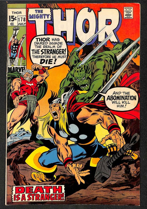 Thor #178  Marvel Comics