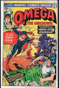Omega the Unknown #1 (1976) Omega the Unknown [Key Issue]