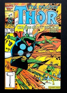 Thor #366 - [KEY] 1st Appearance of Frog Thor -NM!