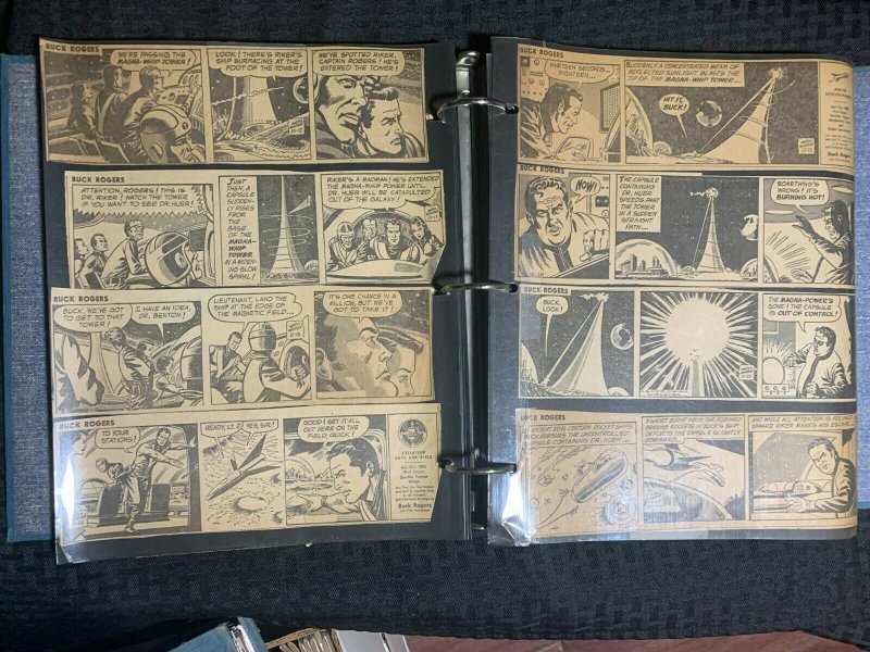 1930's BUCK ROGERS Different Sizes Clipped Daily Strips LOT of 172 FN 6.0