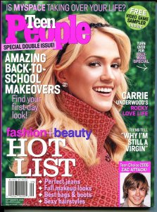 Teen People 9/2006-Carrie Underwood-Laguna Beach cast-Zac Efron-FN/VF