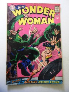 Wonder Woman #172 (1967) VG- Condition moisture stains, rusty staples