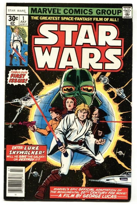 Star Wars #1 1977 Marvel Key Issue -  bronze-age comic book VF/NM