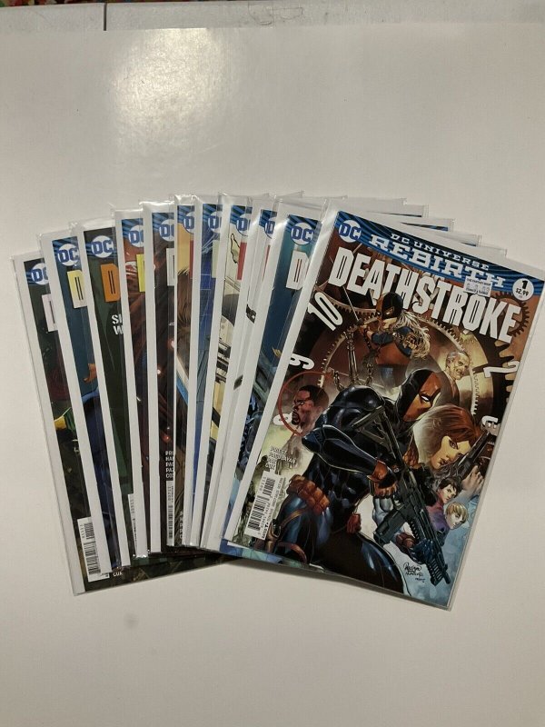 Deathstroke 1-24 lot run set near Mint Nm Rebirth Dc Comics