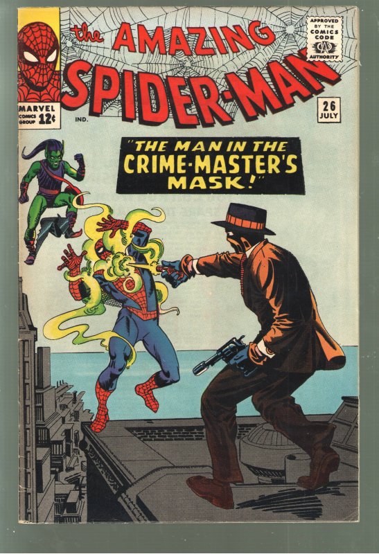 AMAZING SPIDERMAN 26 VF/VF+ 8.0-8.5 1st APP CRIME MASTER;GUARANTEED GRADE